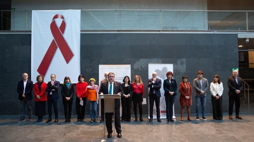 El Parlamento de Navarra se adhiere al Día Mundial contra el Sida