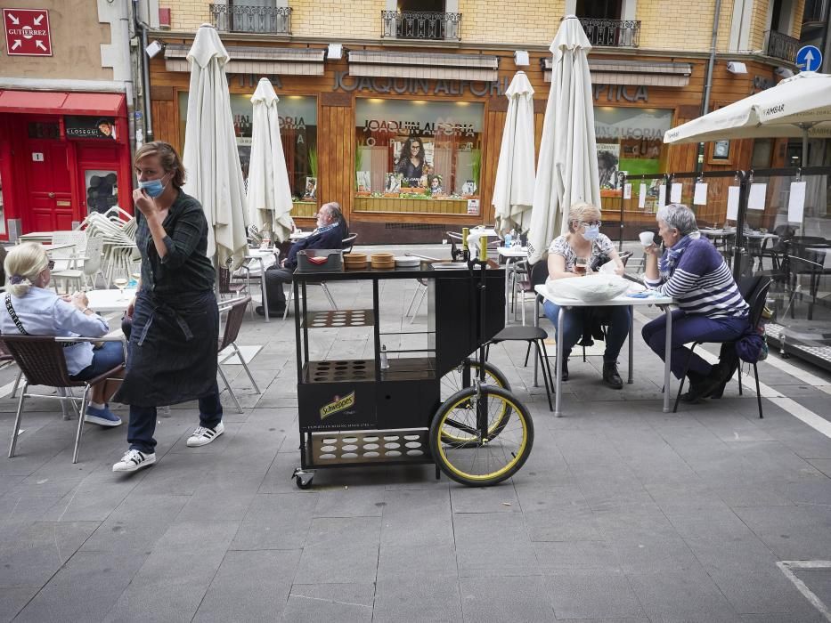 Primer día de la Fase 2 en Navarra.