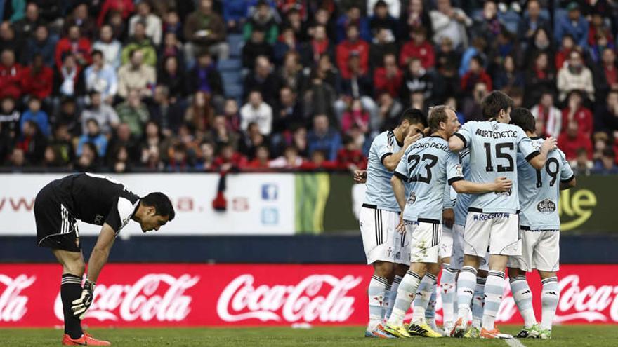Nolito asesta un duro golpe a Osasuna a dos jornadas del final de Liga