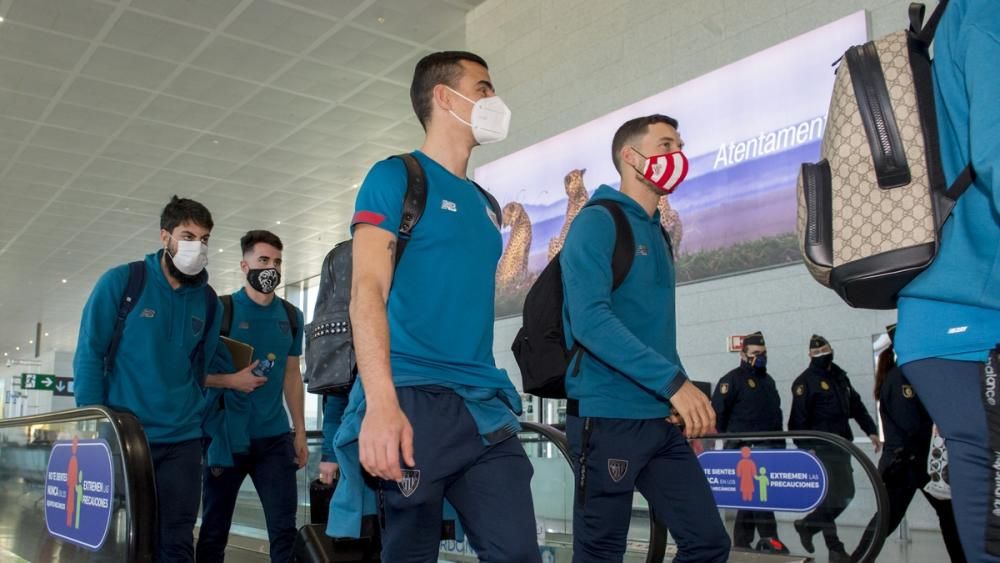 Viaje del Athletic a Málaga por la Supercopa