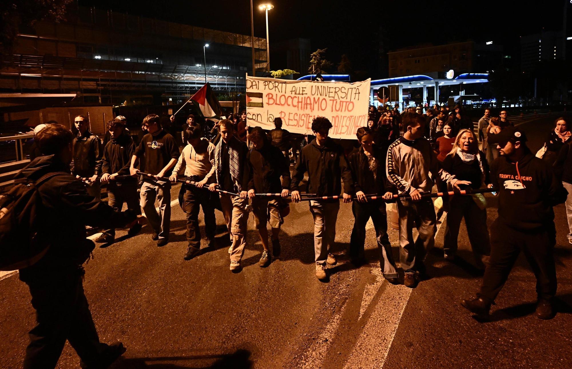 Protestas y disturbios tras la interceptación de la Flotilla Global Sumud
