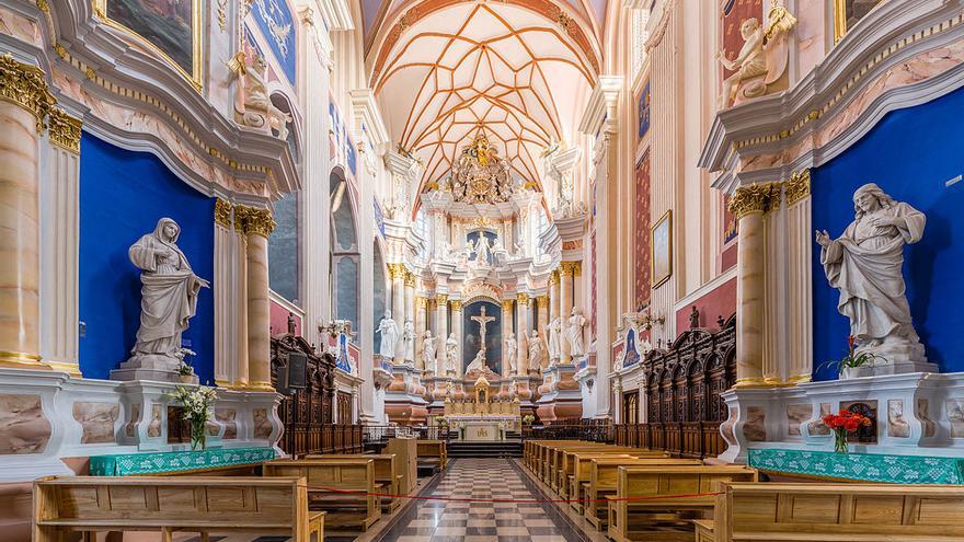 Interior de la Catedral de Kaunas.