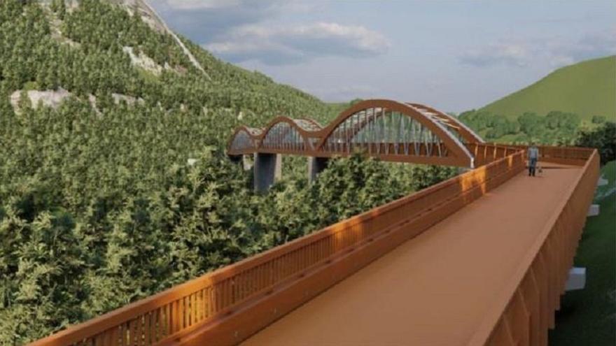 Las obras para la pasarela peatonal y ciclable sobre el Kadagua empiezan en diciembre