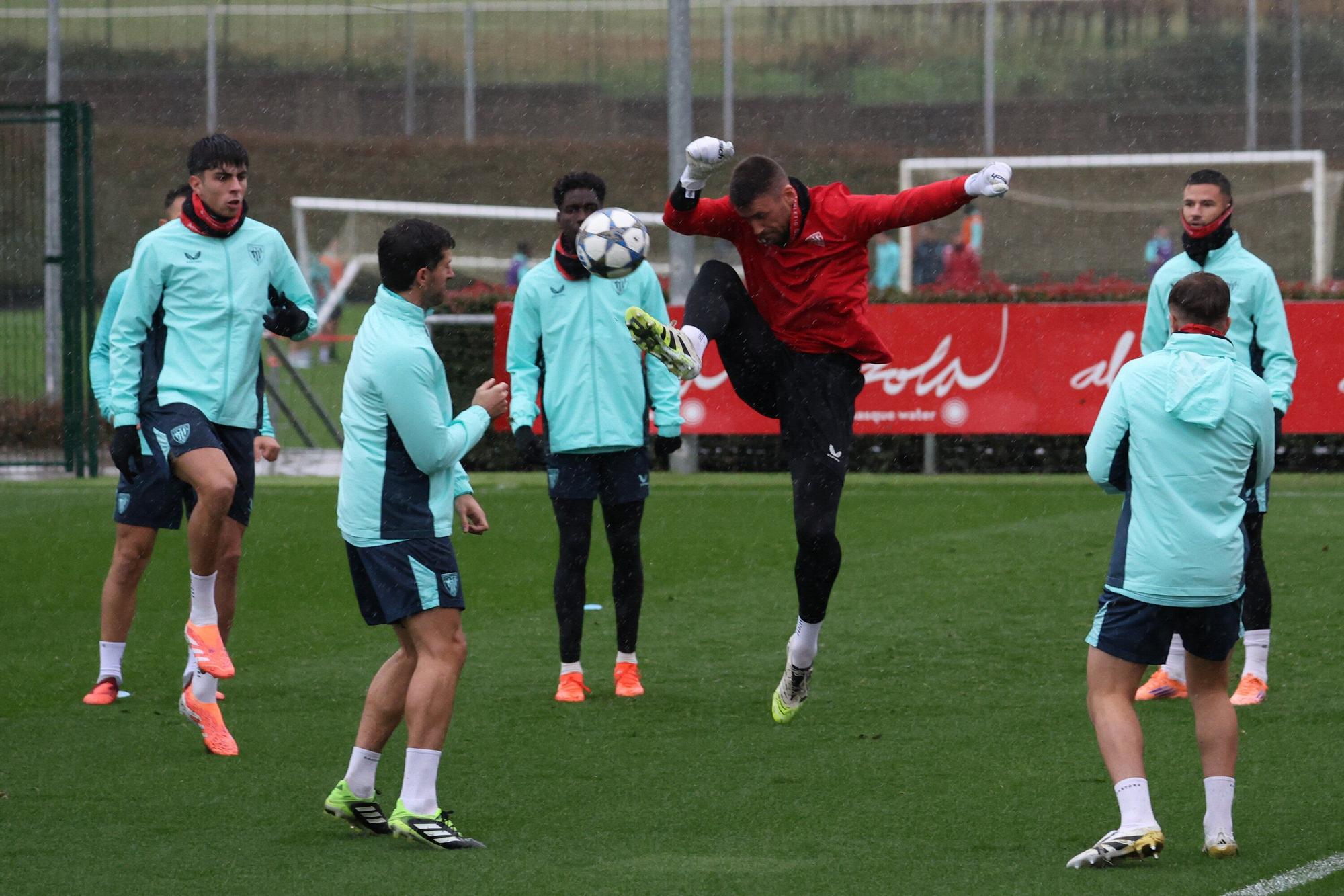 Entrenamiento del Athletic en Lezama