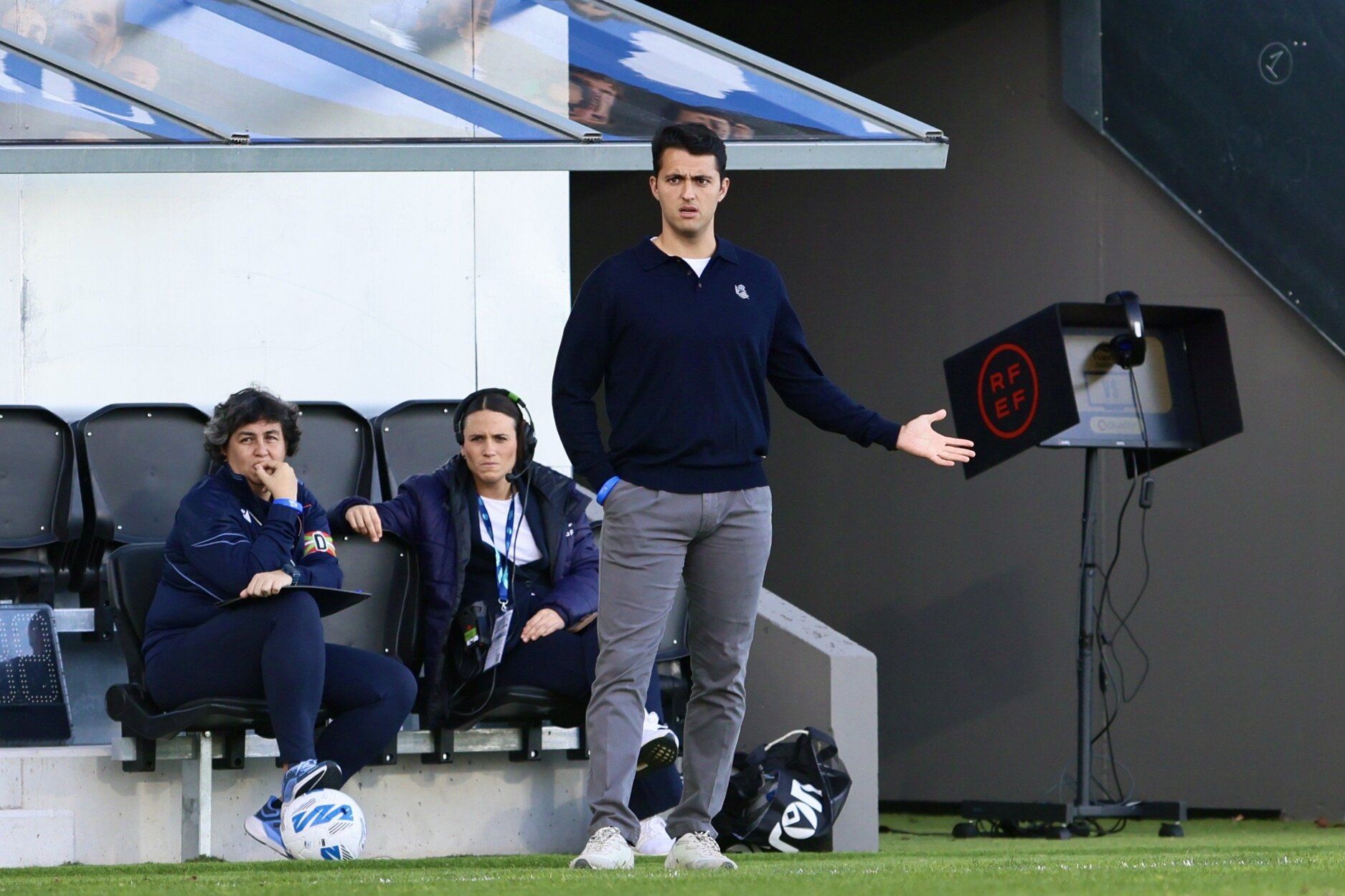 Las mejores imágenes del partido de la Real frente al Barcelona de la Liga F