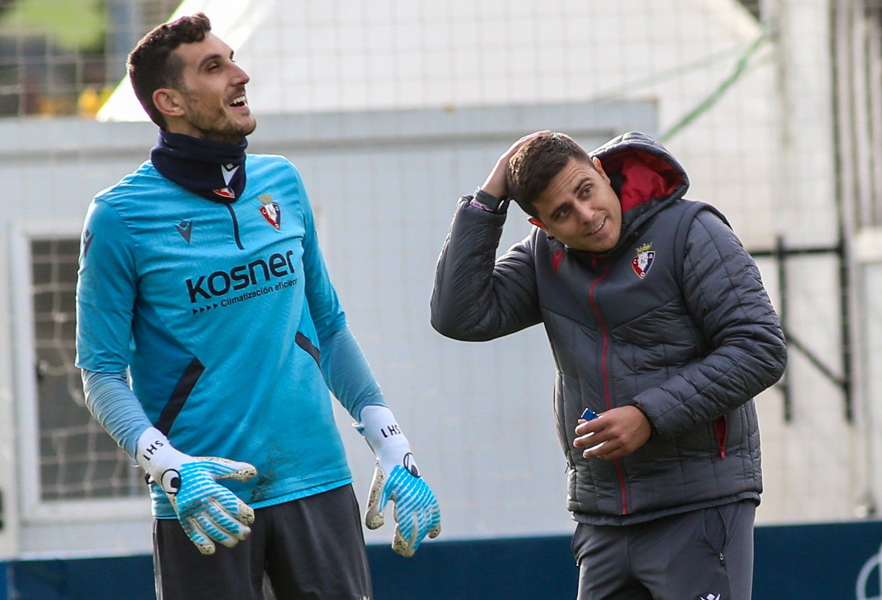 Fotos del entrenamiento en Tajonar en la víspera del Osasuna - Levante