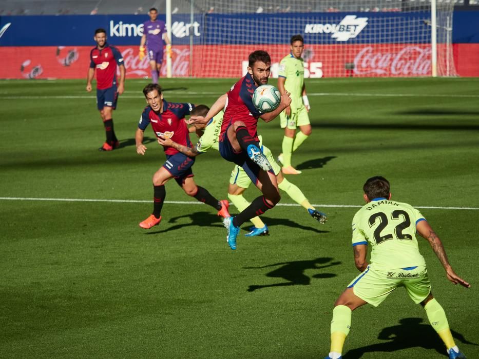 Imágenes del Osasuna Getafe este domingo en El Sadar