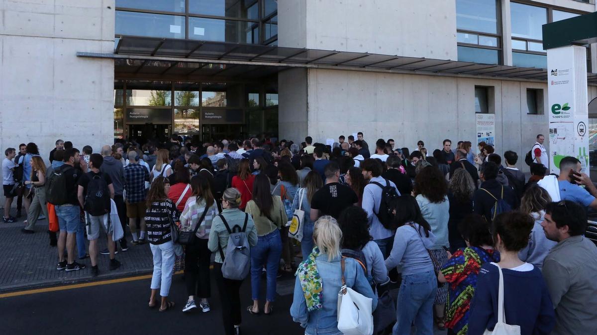 Docentes acceden a una oposición reciente en la UPNA.