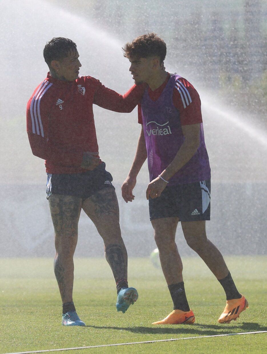 Entrenamiento de Osasuna del 18 de abril