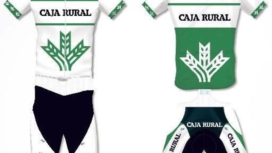 El maillot de Caja Rural.
