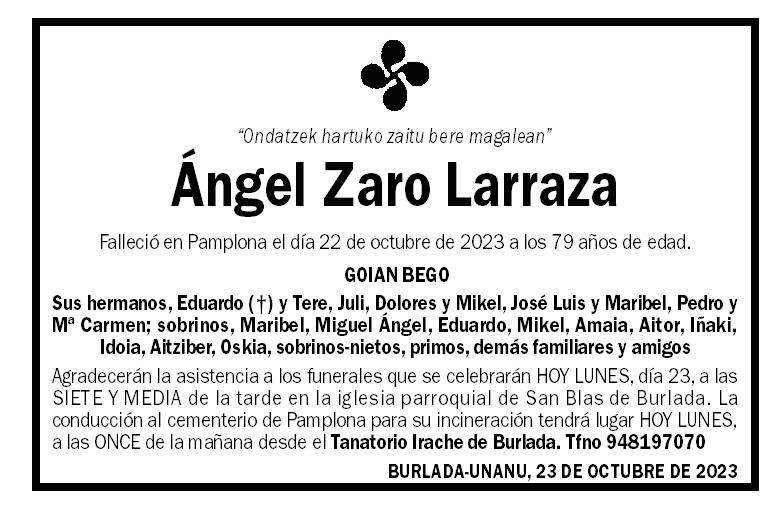 Ángel Zaro Larraza