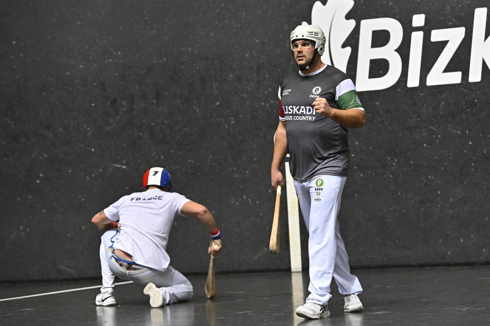 En imágenes: Final de pala corta de la Liga de Naciones de 36 metros entre Euskal Selekzioa y Francia