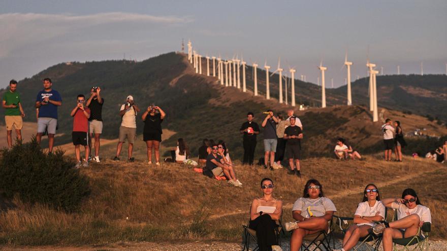 Fotos del eclipse solar desde El Perdón, el 12 de agosto de 2026