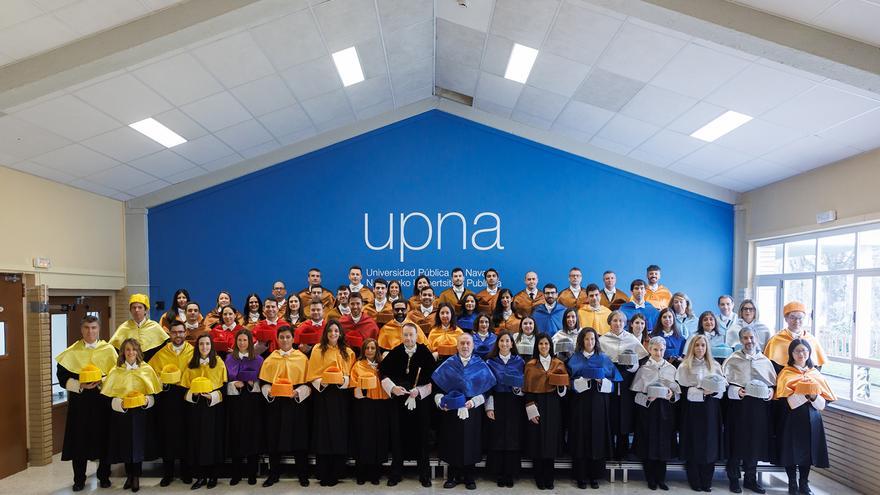 La UPNA celebra el acto de investidura de 62 nuevos doctores y doctoras que han defendido sus tesis en los últimos dos años