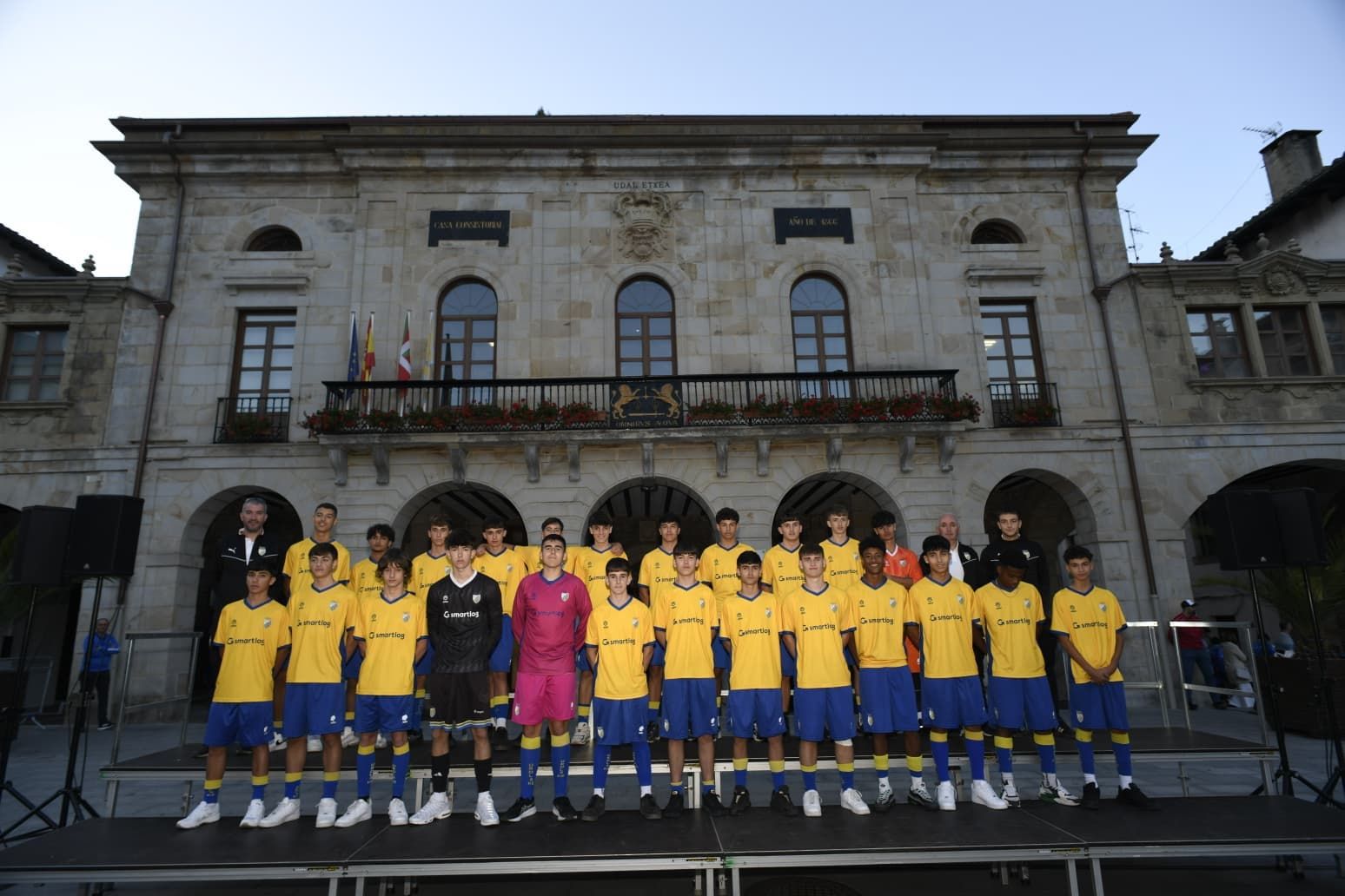 Presentación de los clubes deportivos de Urretxu y Zumarraga