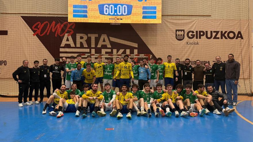 El Bidasoa gana 28-37 a su filial Hondarribia en la Euskal Kopa