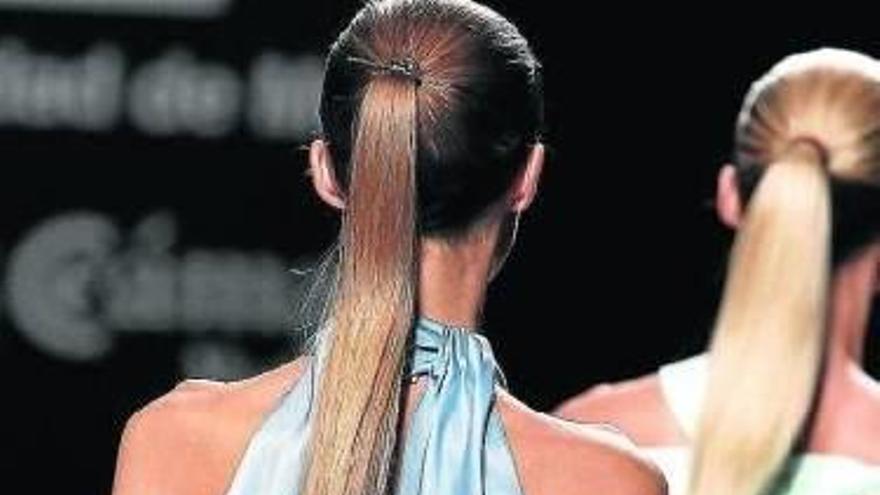 Participantes en un desfile de la Fashion Week Madrid.