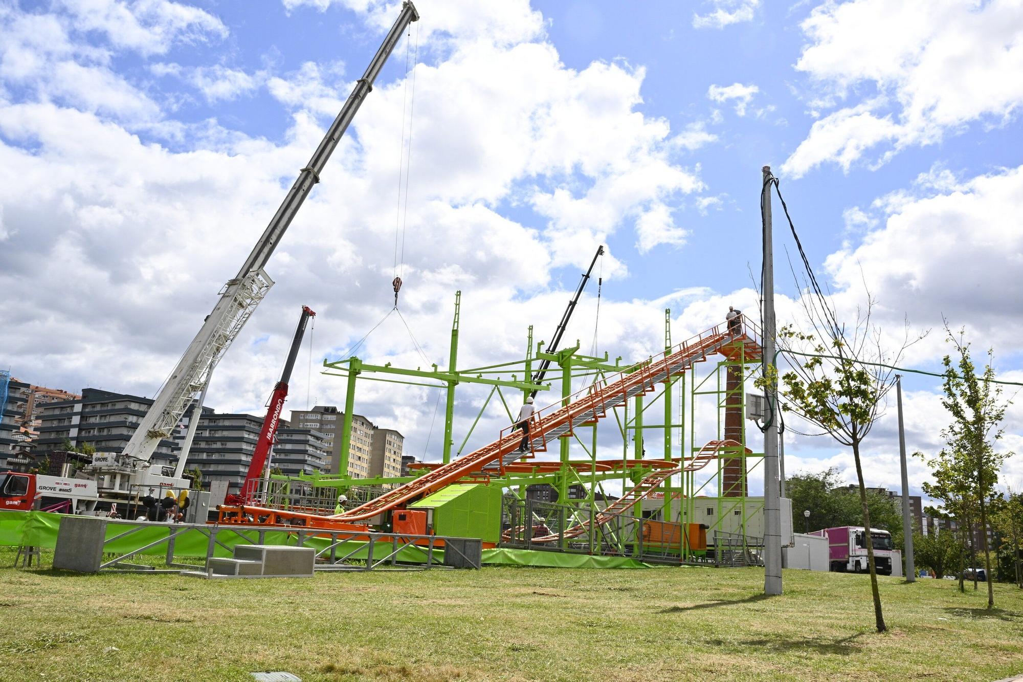 En fotos: las barracas se despiden del parque Etxebarria hasta el año que viene