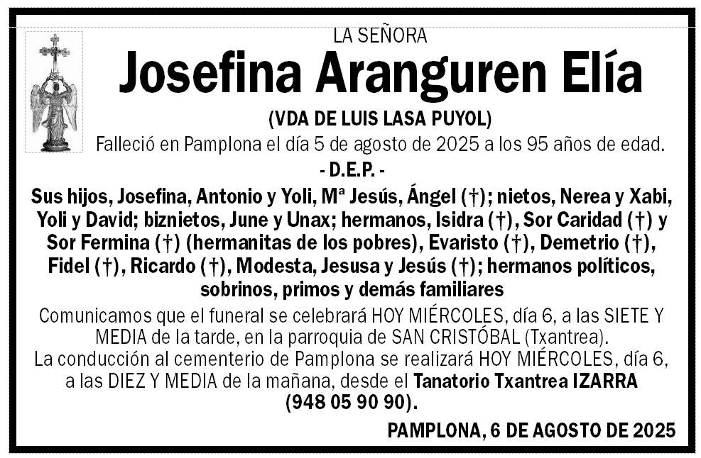 Josefina Aranguren Elía