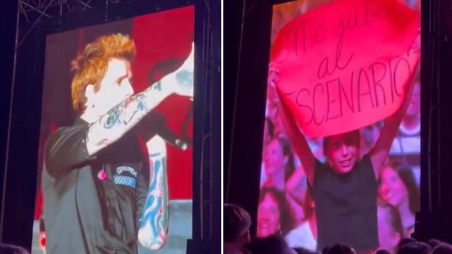 La reacción de Dani Martín a una niña que quería subir al escenario se hace viral: "Estás muy mal educada"