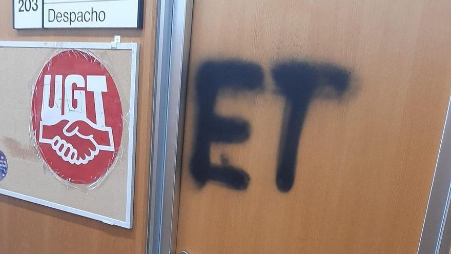 UGT denuncia un ataque a su despacho sindical en el campus de la EHU de Álava