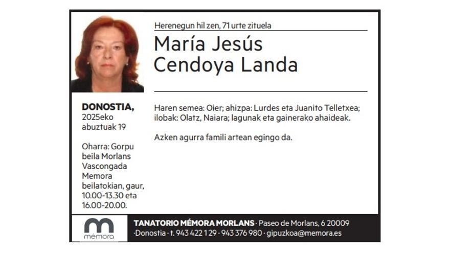 María Jesús Cendoya Landa