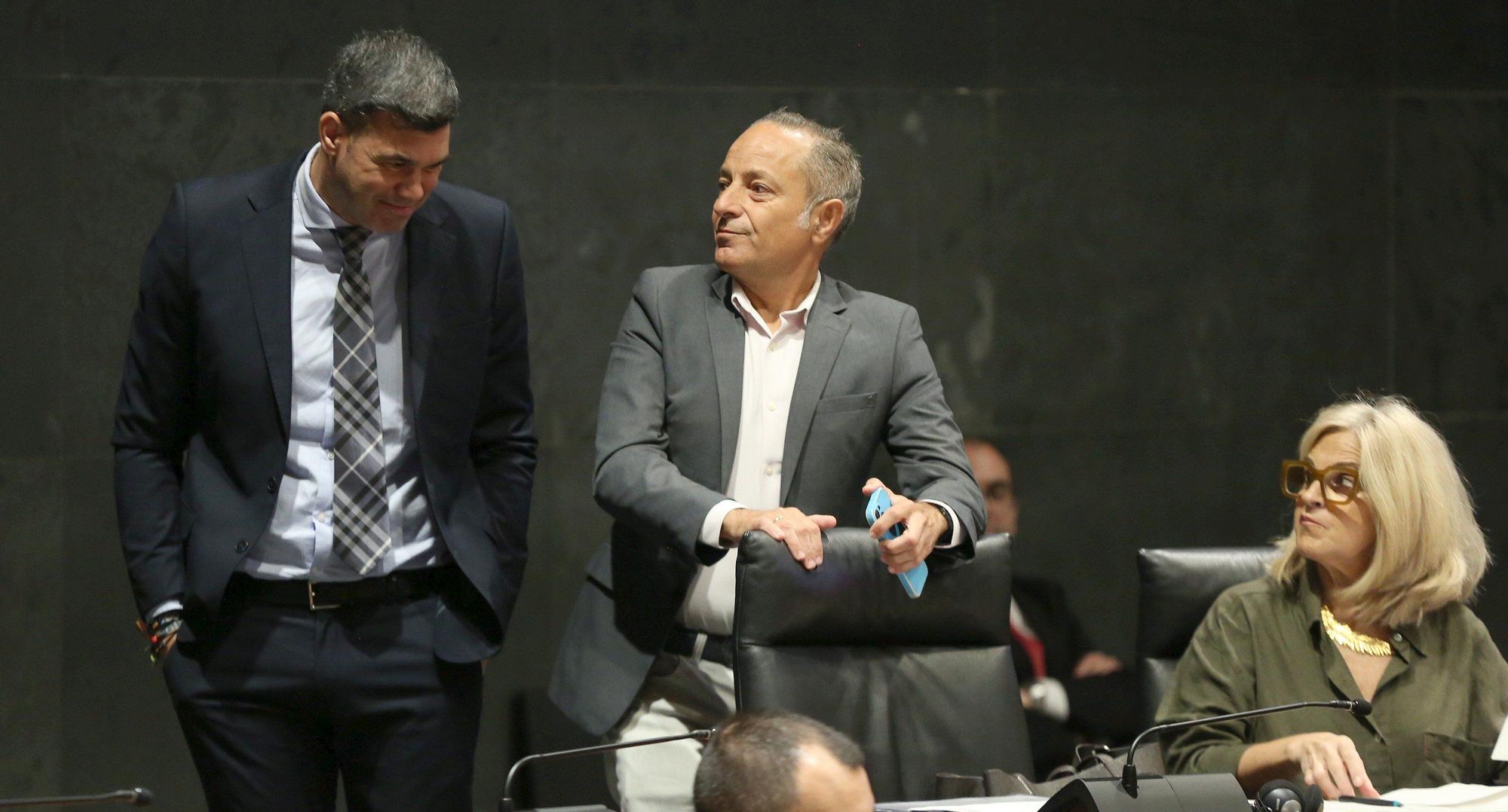 Fotos del pleno del Parlamento de Navarra del jueves 2 de octubre