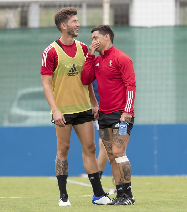 Entrenamiento de Osasuna, 28 de agosto