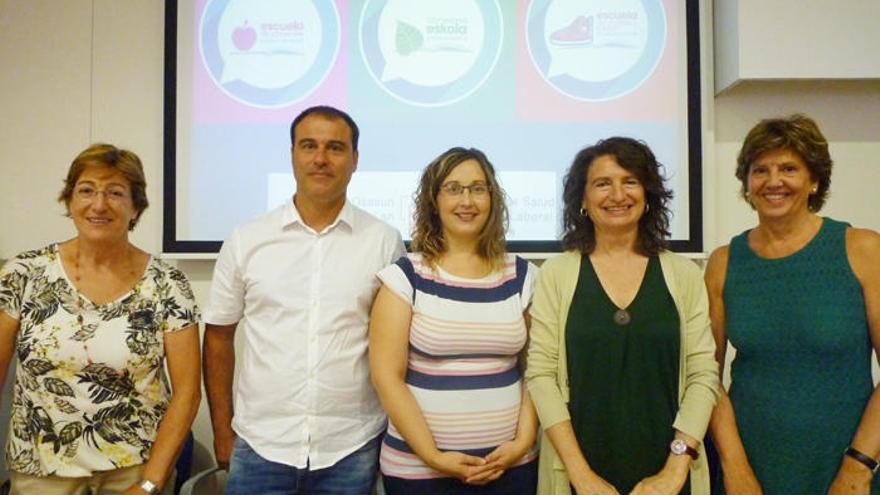 Responsables y docentes de las escuelas de salud.