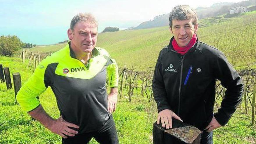 Participantes de la Ehunmilak, en una edición anterior. En el cuadro inferior, el vitoriano Jabi Domínguez, uno de los favoritos.