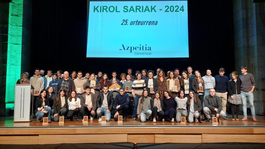 Se buscan candidatos para elegir a los deportistas y al voluntario del año en Azpeitia