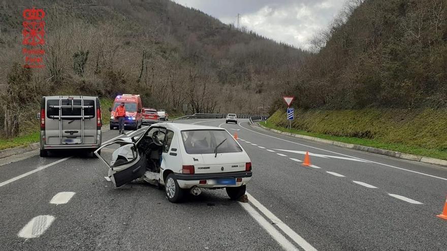 Grave accidente en la N-121-A en Igantzi: un hombre de 43 años trasladado al Hospital de Baiona