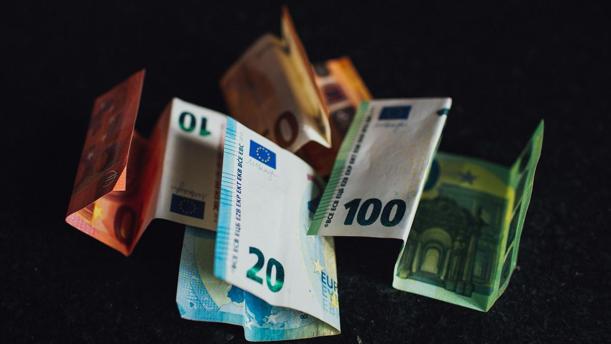 Billetes de euro.