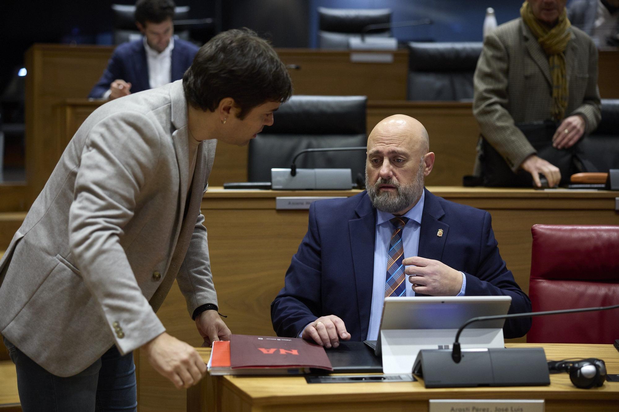 Fotos del pleno del Parlamento de Navarra (20 de noviembre de 2025)