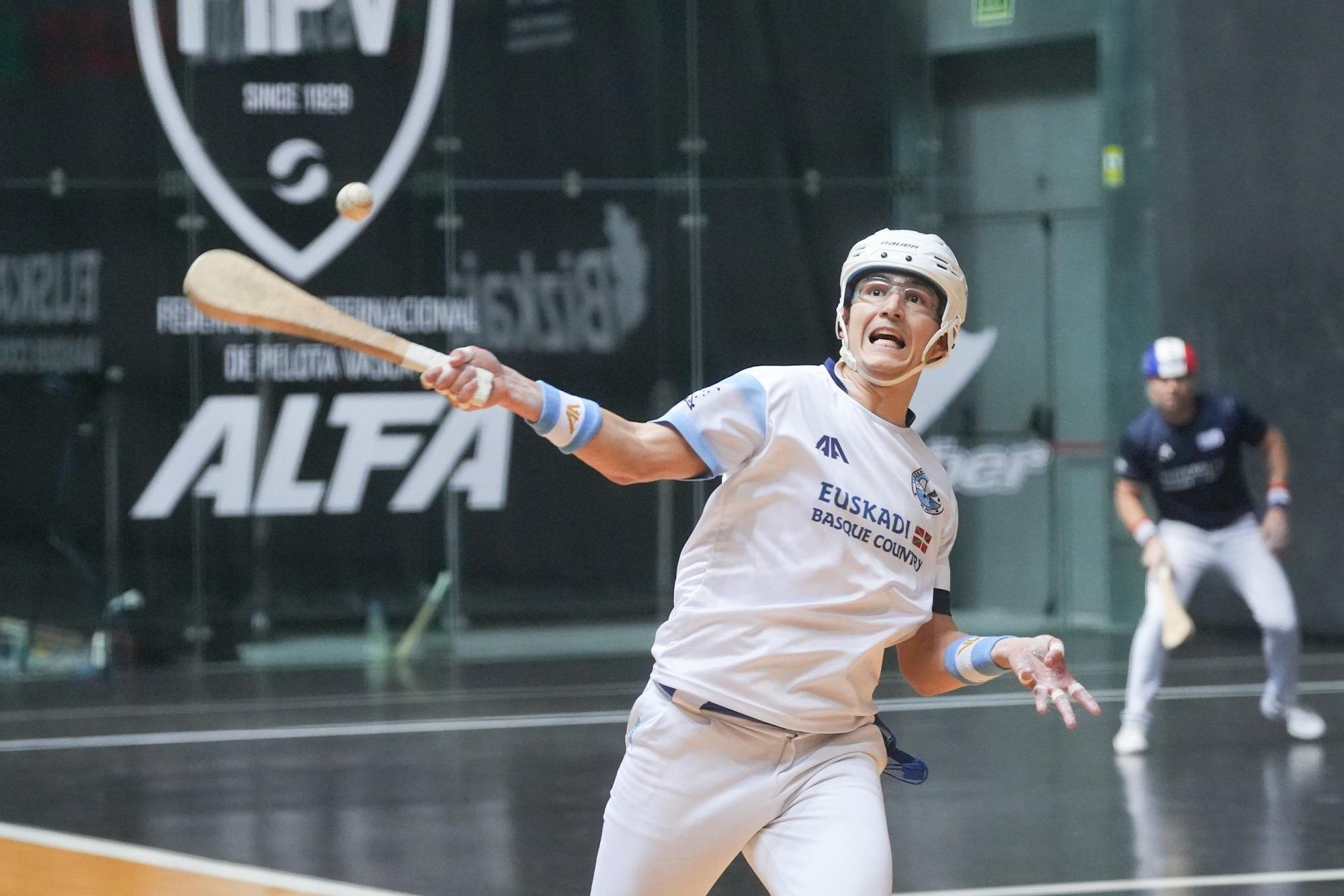 Necol y Brefel sufren en el segundo joko para derrotar a Maldonado-Firpo (Argentina) en la semifinal de pala corta de la Liga de Naciones