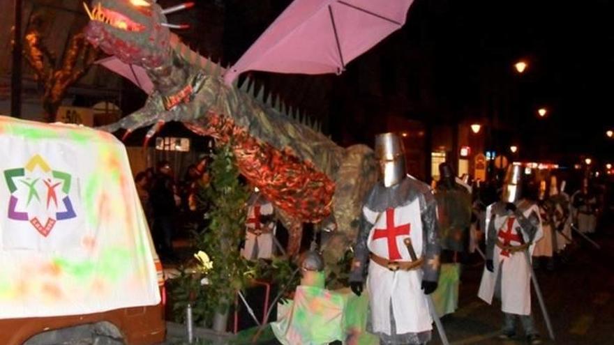 Desfile durante los carnavales.
