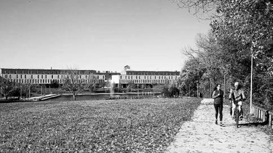 Ubicación de la futura Casa de Cultura del Valle de Egüés.
