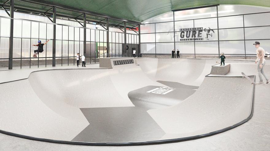 Jornadas de Puertas abiertas en el Skate Park del Polideportivo de Txurdinaga
