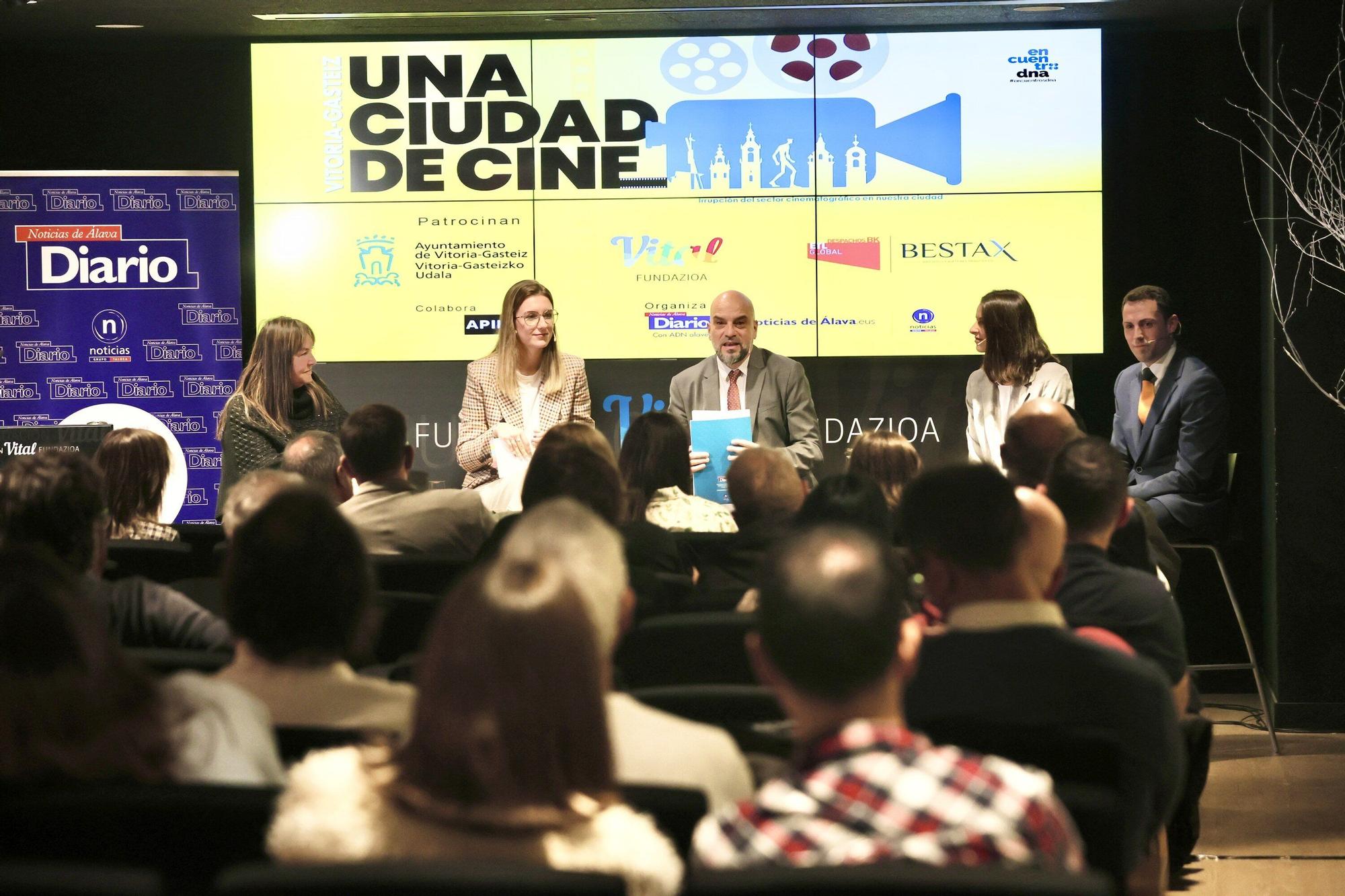 En imágenes: DNA organiza el encuentro 'Vitoria, ciudad de cine'
