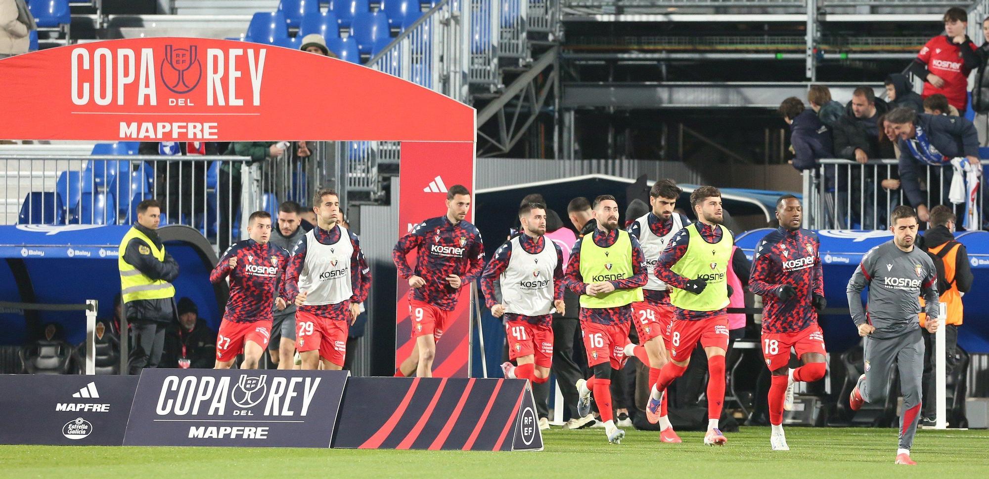Fotos del CD Ebro - Osasuna en segunda ronda de la Copa del Rey