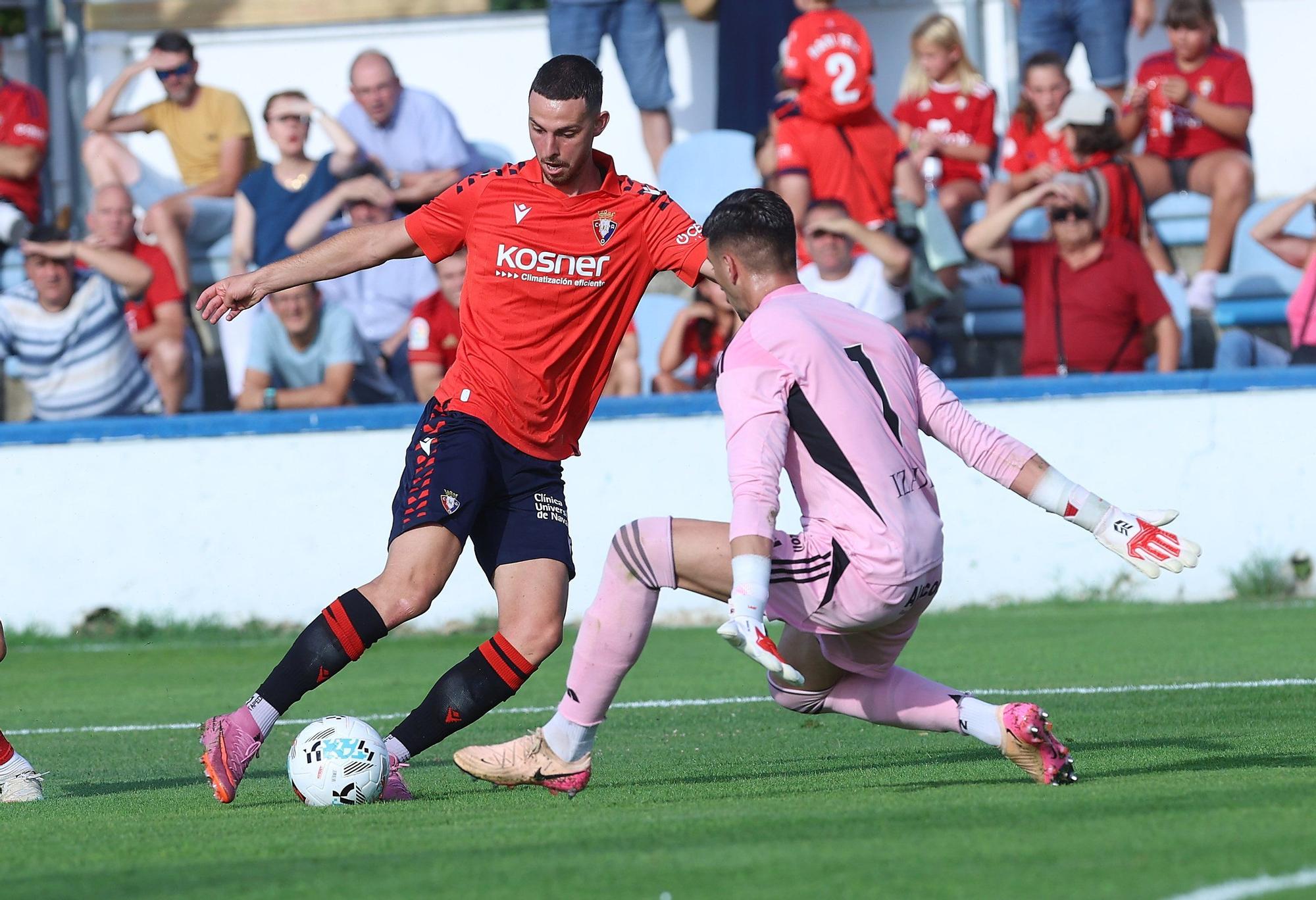 Osasuna logra en Tafalla su primer triunfo de pretemporada