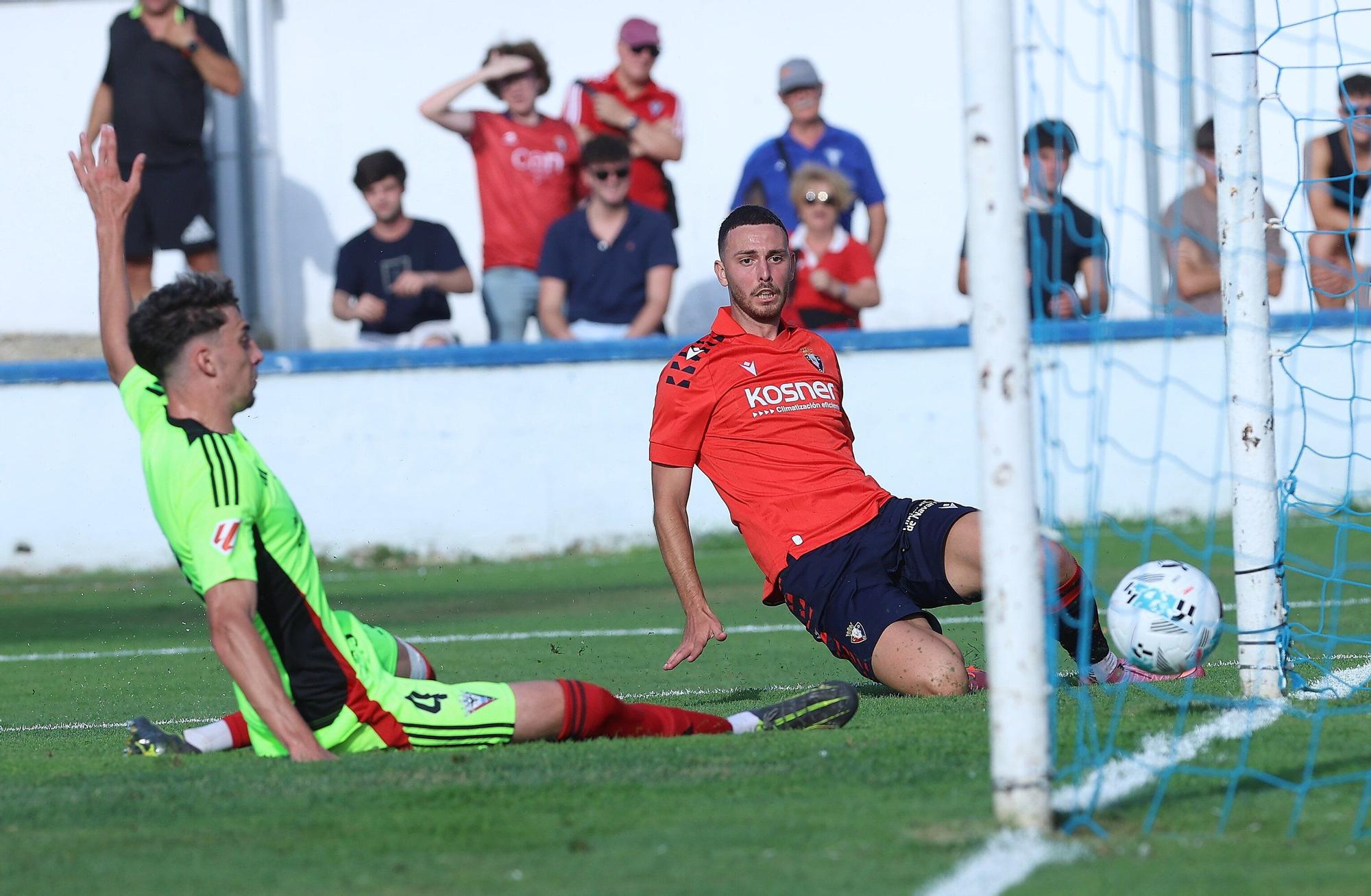 Osasuna logra en Tafalla su primer triunfo de pretemporada