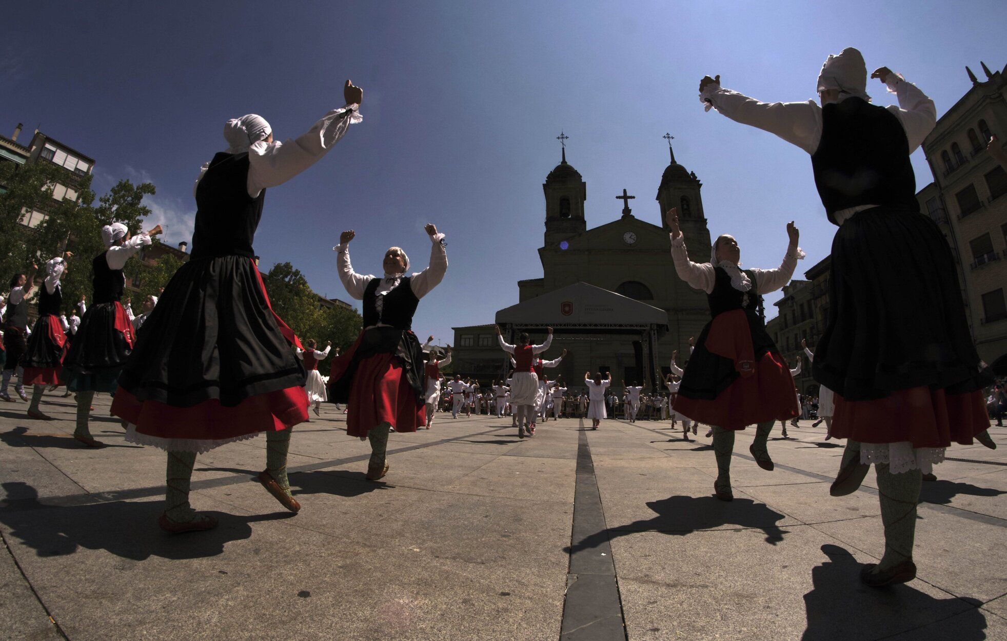 Fotos del inicio de las fiestas de Estella-Lizarra