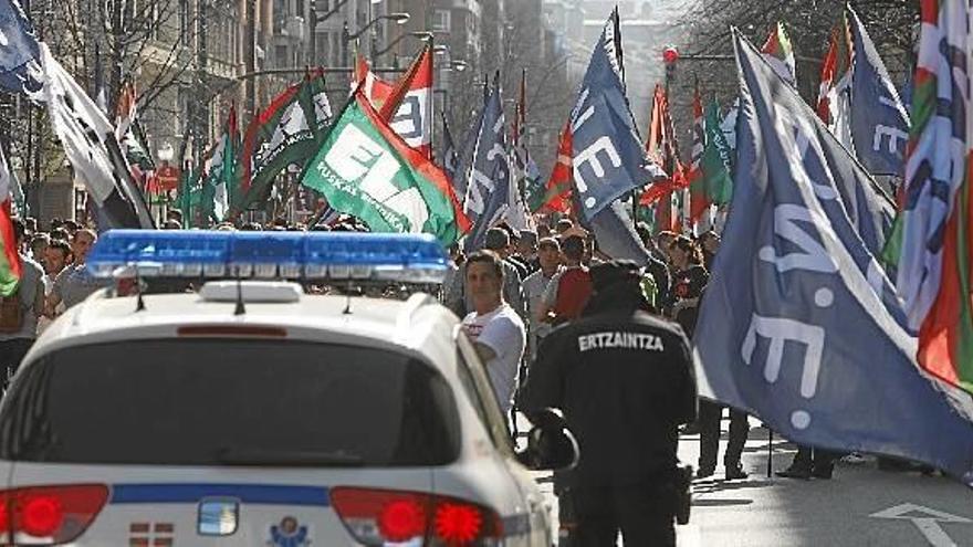 Delegados sindicales de la Ertzaintza se concentrarán este martes ante el Gobierno Vasco