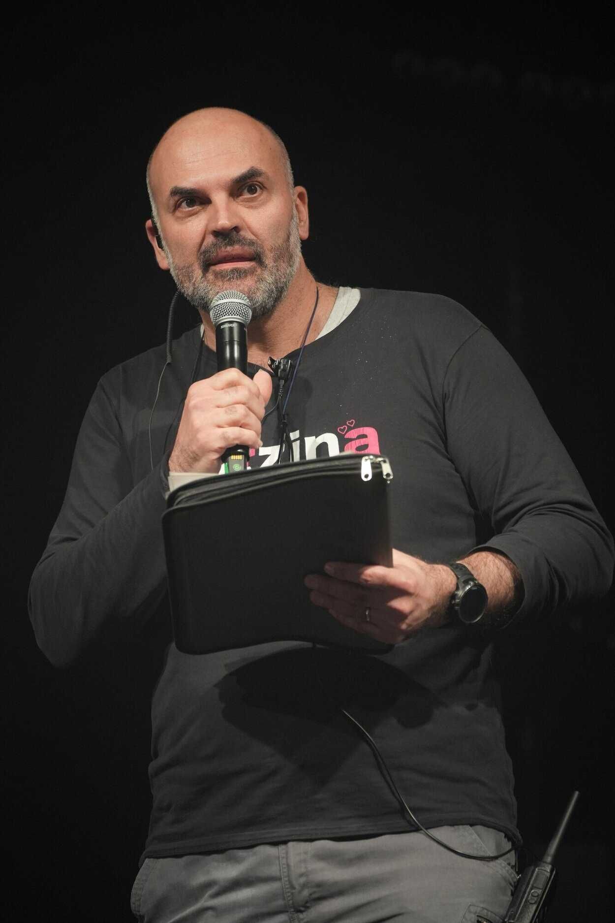 Patxi Villén, director del Aitzina Folk