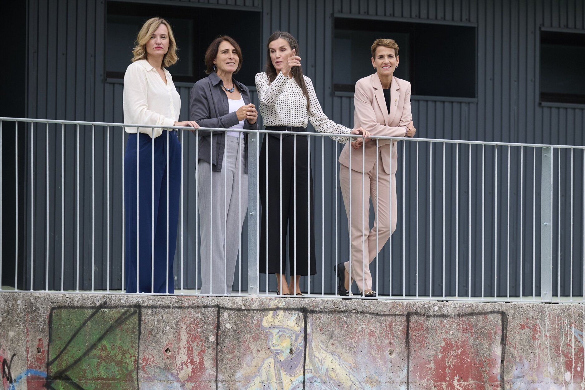 Fotos de la visita de la reina Letizia al CIP FP Lumbier IIP