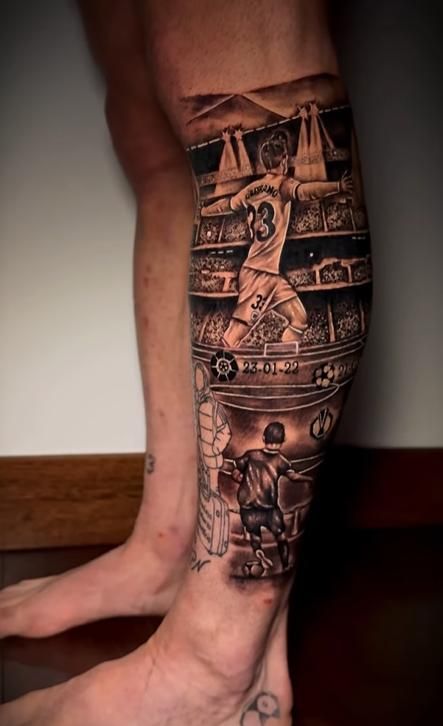 Tatuaje de Nico Serrano