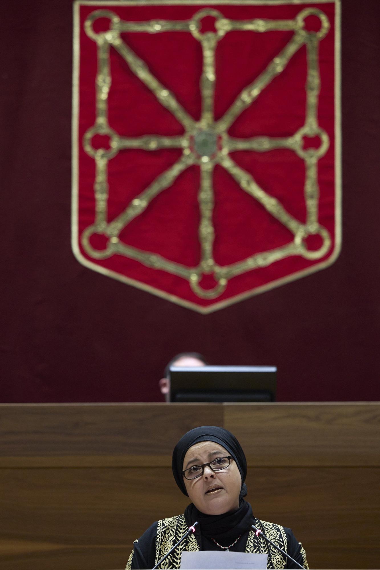 Fotos de la entrega de la Medalla de Oro del Parlamento de Navarra