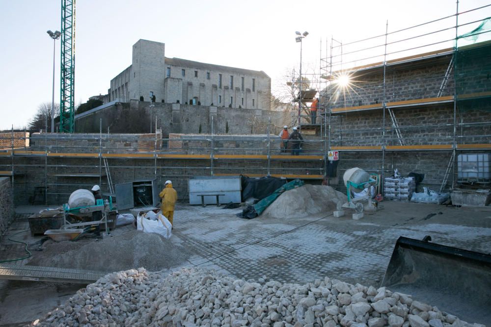 Visita a las obras del baluarte de Parma