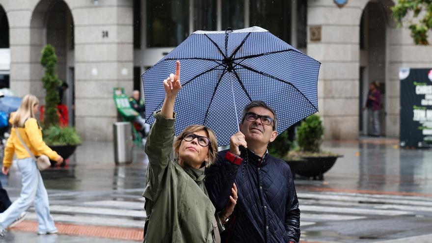 Lluvias y tormentas en mayo en Bilbao
